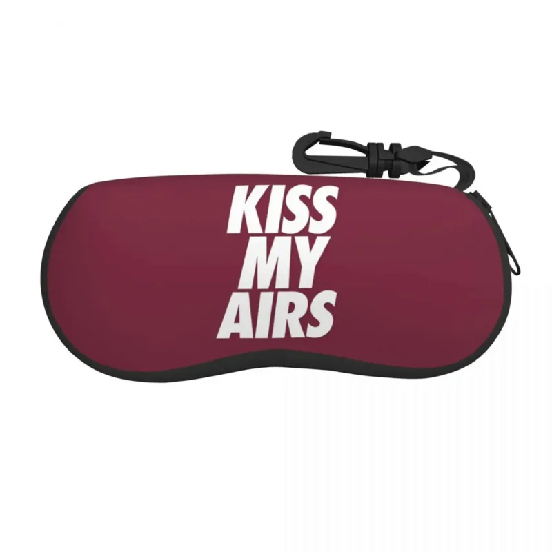 

Custom Kiss My Airs Glasses Case Stylish Shell Eyeglasses Case Sunglasses Box