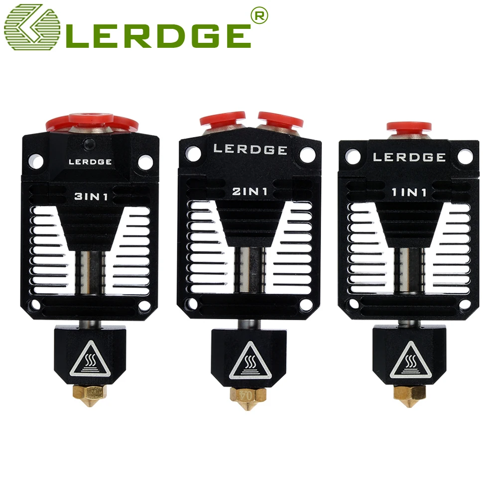 

LERDGE MTH 3D Printer Hotend V6 Extrusion Head Extrude Hot End Kit TITAN BMG Bowden Extruder Mount Heat Break Parts 1.75MM 24V