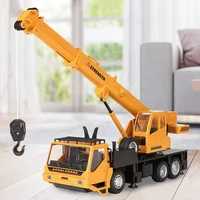 1:24 Rc Crane Truck Transportation Engineering Vehicle 8ch Oversize Simulate Car Boy Model Outdoor Toy Gift Construction Car 2