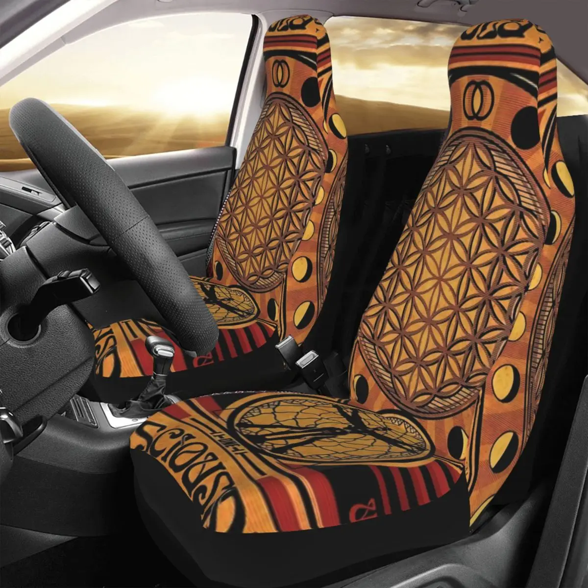 

He Revolution Of Consciousness Car Seat Cover Custom Printing Universal Front Protector Accessories Cushion Set