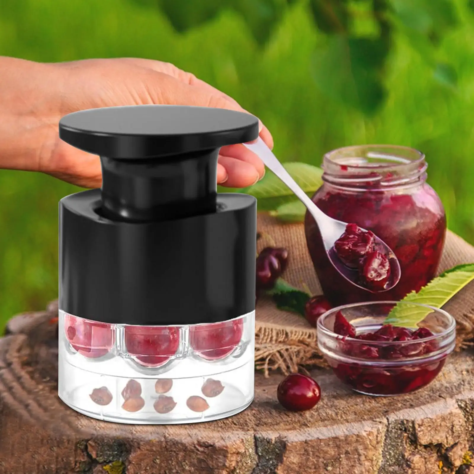 Cherry Corer Multiple 7 Holes cherry pitter Fruit Core Remover For Cherry Multifunction Pitting Aid Portable Kitchen Gadget