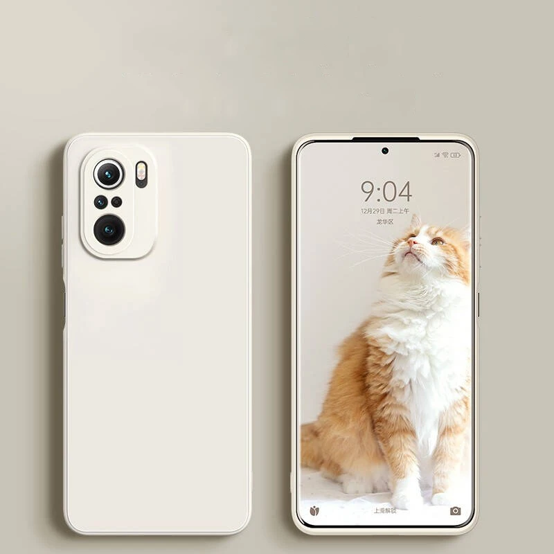 Luxury Original Liquid Silicon Case for Xiaomi Mi 12 12X 11 11T 10 T Lite Redmi Note 11 10T 9 9S Pro Poco X3 F3 M4 5G Soft Cover