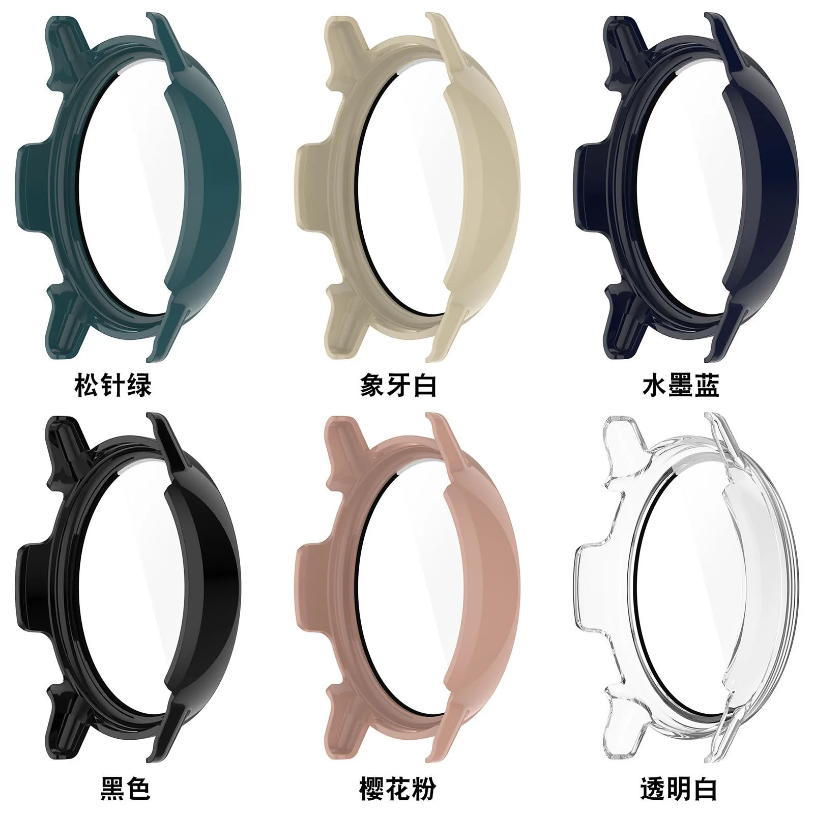 Garmin Vivoactive 5 용 강화 유리 케이스 Garmin vivoactive5 쉘 커버 액세서리 용 스마트 시계 케이스 화면 보호기
