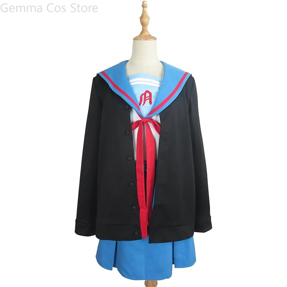 

Anime Haruhi Suzumiya Yuki Nagato School Uniform Cosplay Costume