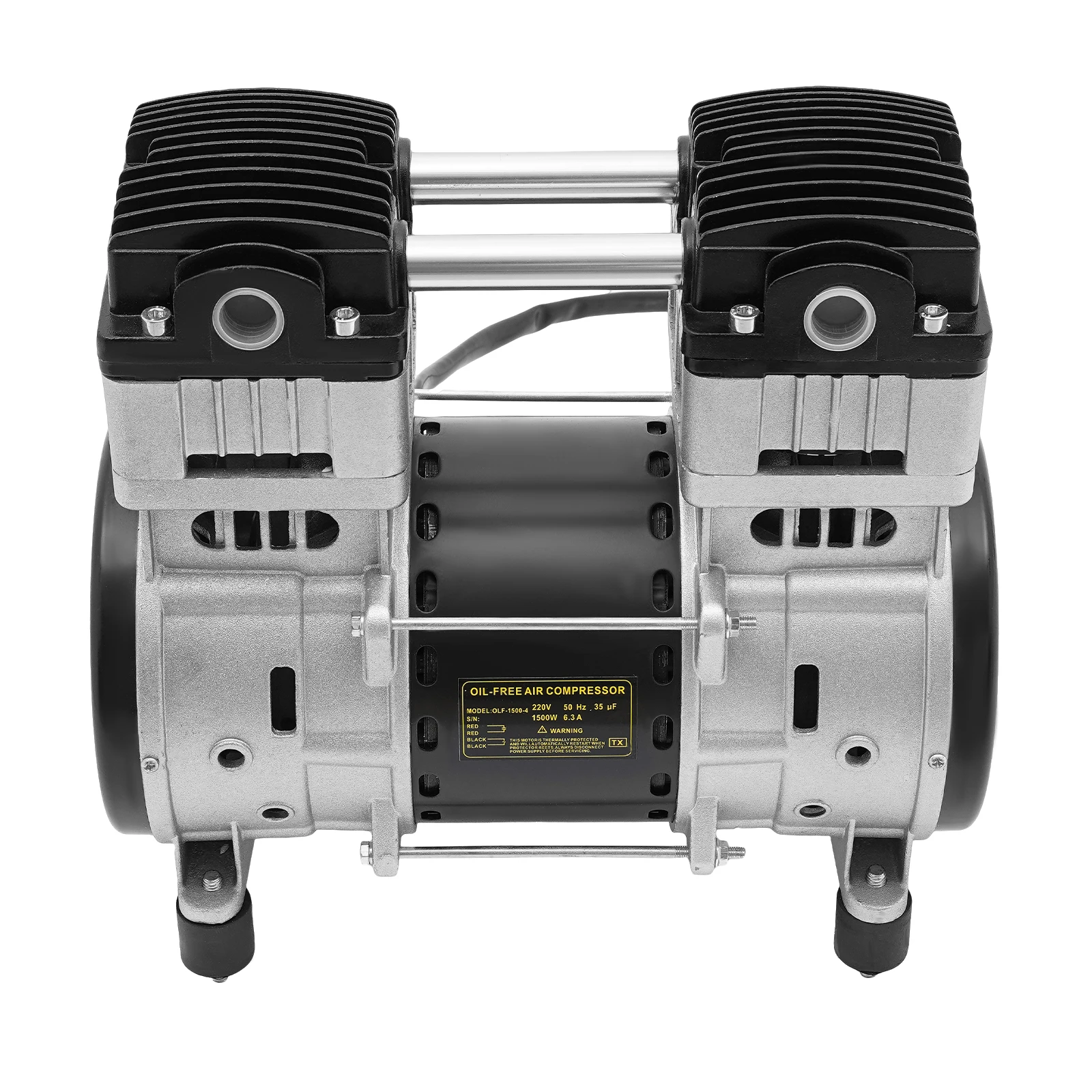 OLF-1500-4 1500W Luftkompressor-Pumpenkopf mit Kondensatorleitung, 0,7Mpa 1380U/min, Luftkompressor-Zubehör, für Fabriken, Häuser – Detail 8