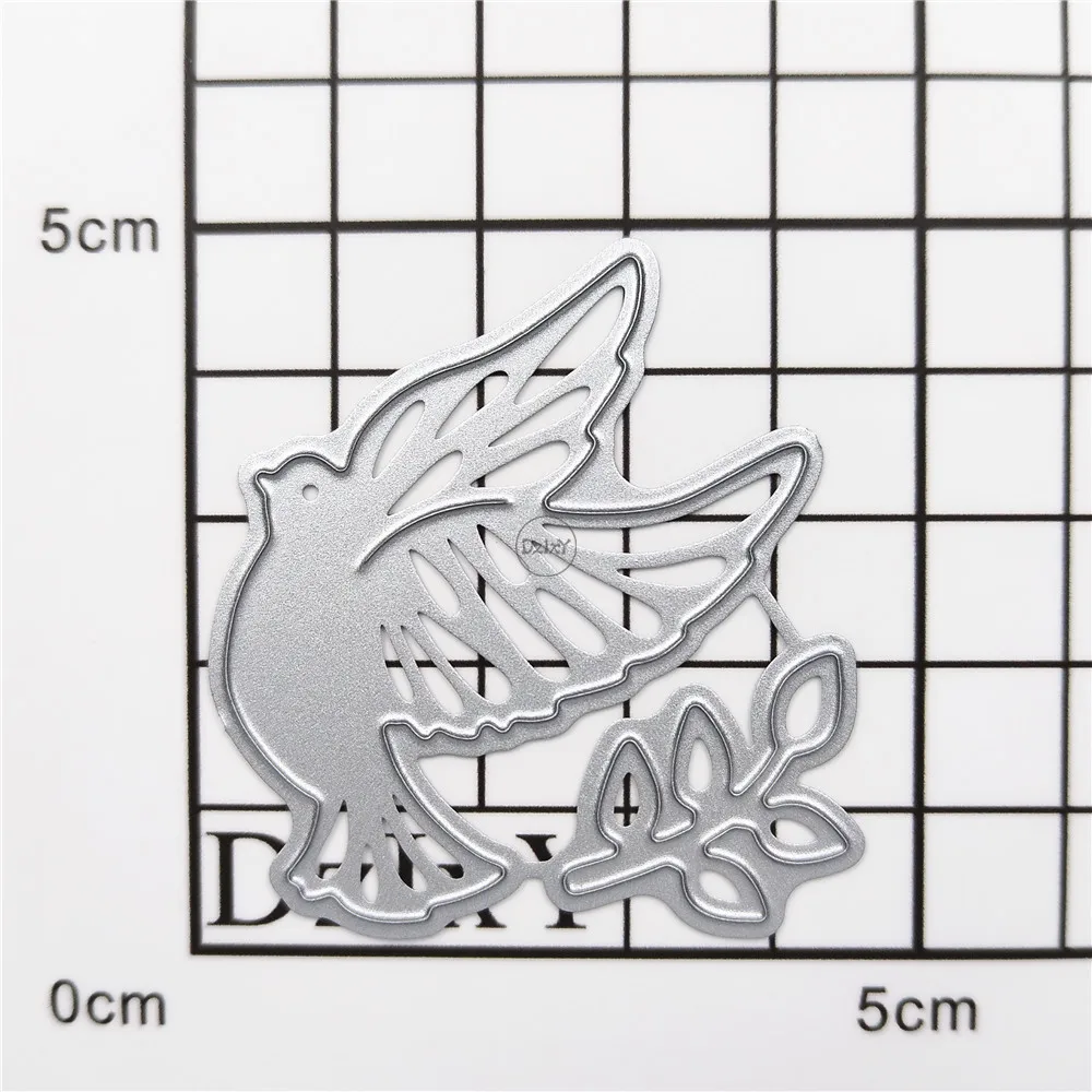 DzIxY Pigeon Leaf Metal Cutting Dies for Card Making Paper Embossing Die Cuts Sets Album Crafts 2023 New Templates Stencils