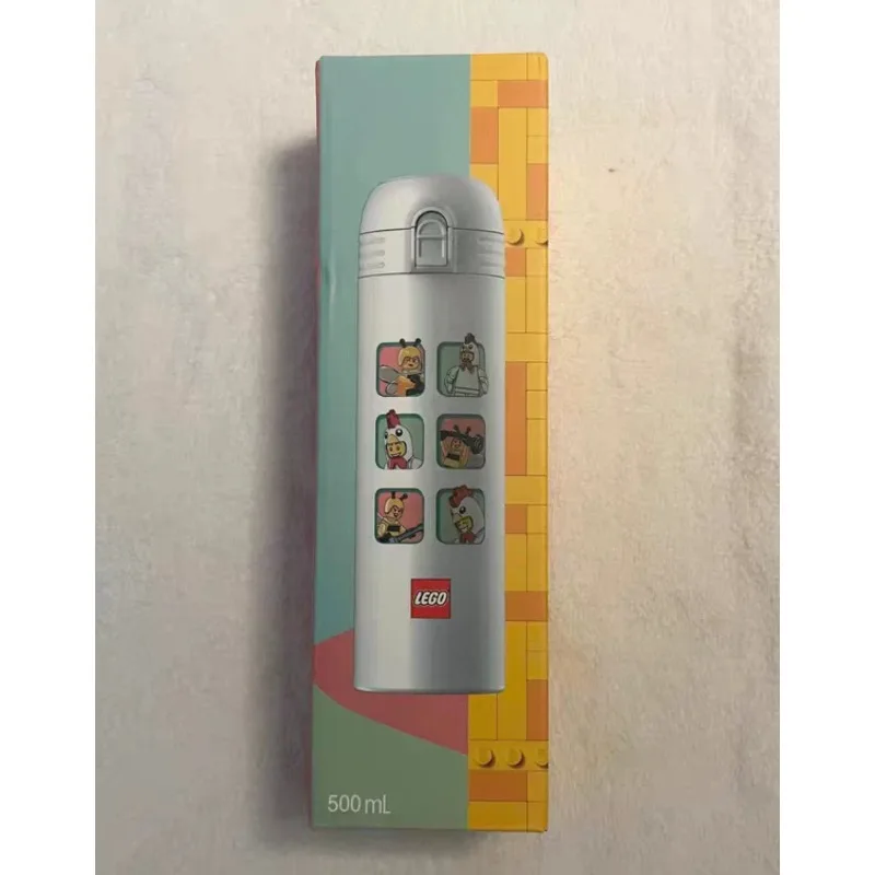 레고 스테인리스 스틸 빨대 & 직접 마시는 보온컵, 대용량 고급 선물 (여아용)..