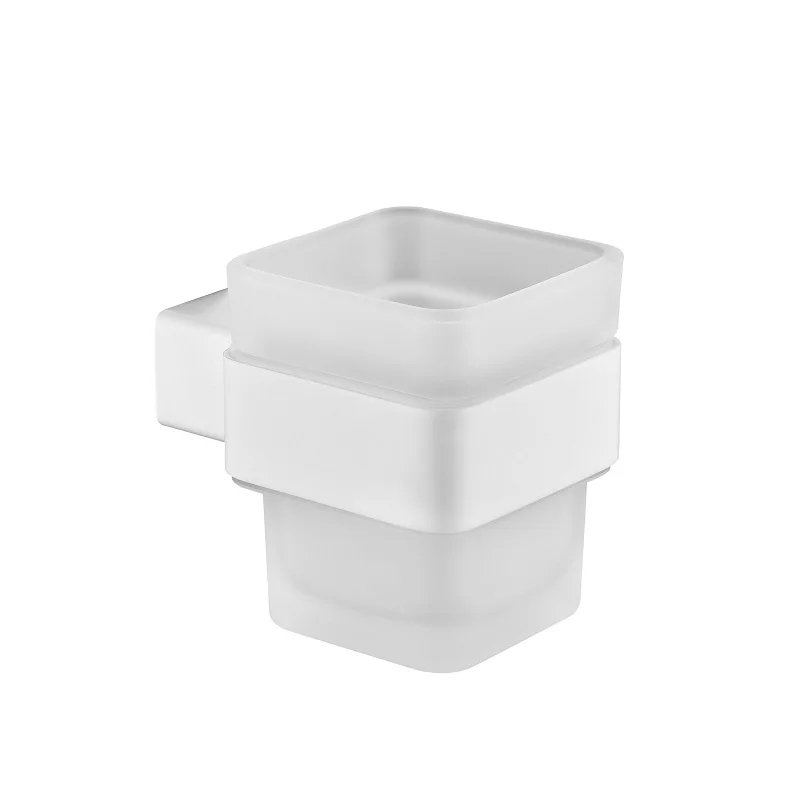 White Bathroom Accessories Hardware Set Toilet Paper Holder Towel Rack Robe Hook Soap Dish Rack Cup Holder Toilet Brush
