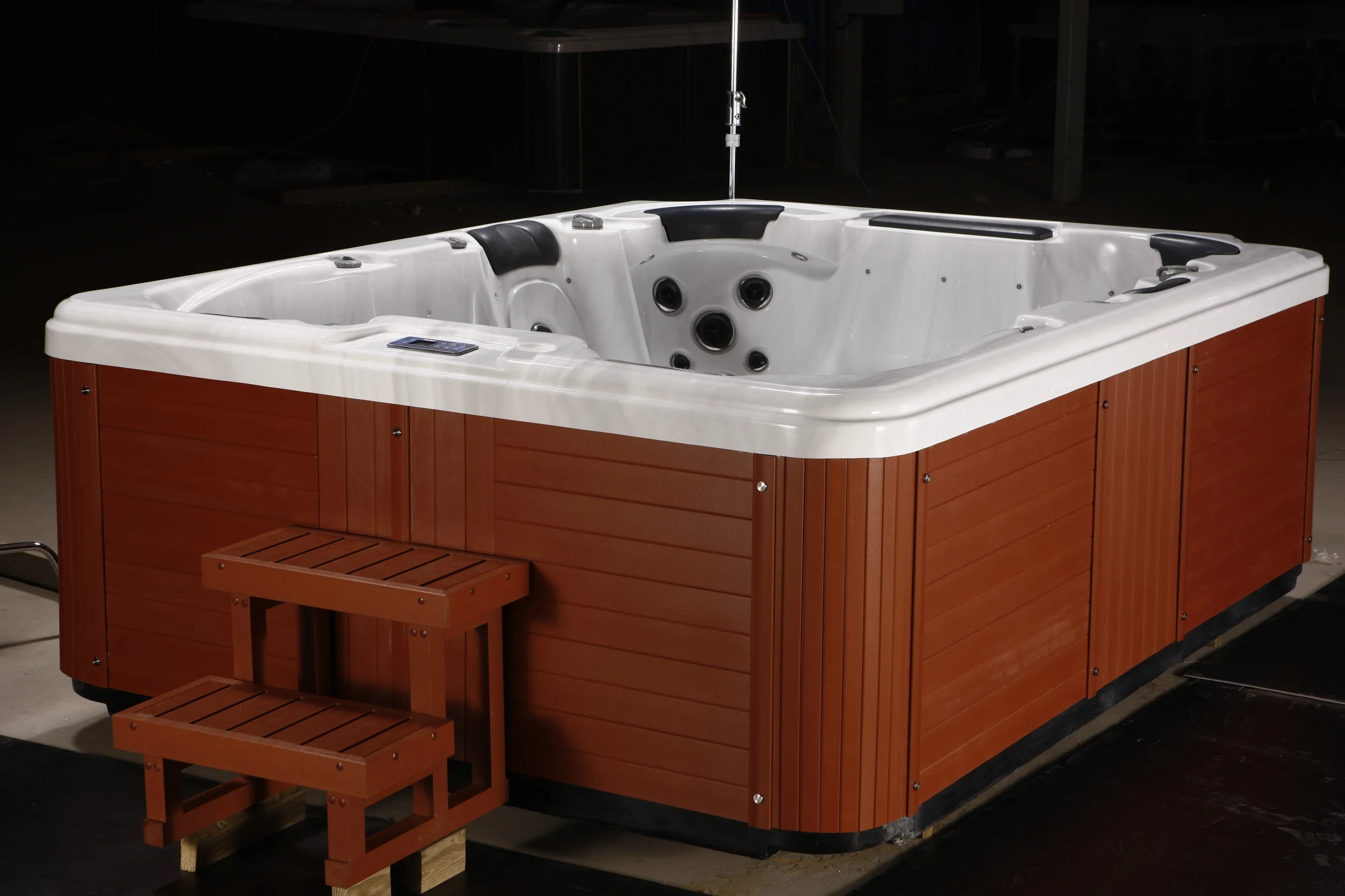 Factory Prices Bathroom Tub Luxury 8 Seats Whirlpool Outdoor Spas And Hot Tubs 4