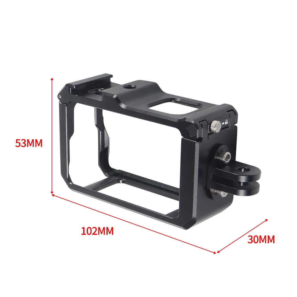 Full Frame Camera Cage Protective Housing Accessories for  Osmo Action 4 For  Os