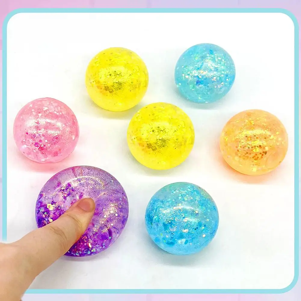 Glitter sensorisch fidget speelgoed rekbaar stressvermindering_voghion.com