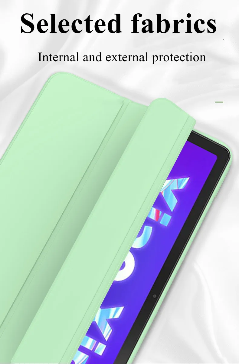 magnético para tablet, capa de couro flip,