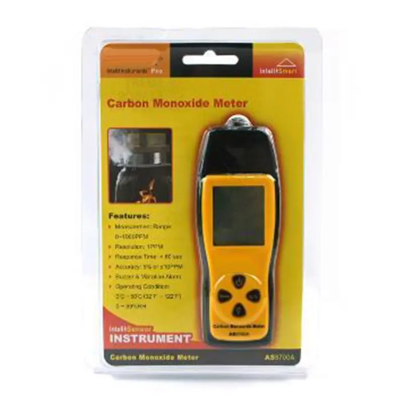 Portable CO Gas Analyzers Handheld Carbon Monoxide Meter Tester Monitor Detector Gauge LCD Display Sound Light Drop Shipping