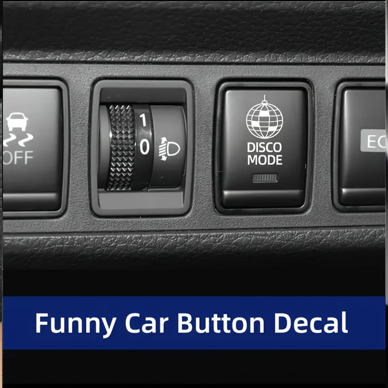 4Pc Set of Fun Disco Ball Mini Vinyl Stickers