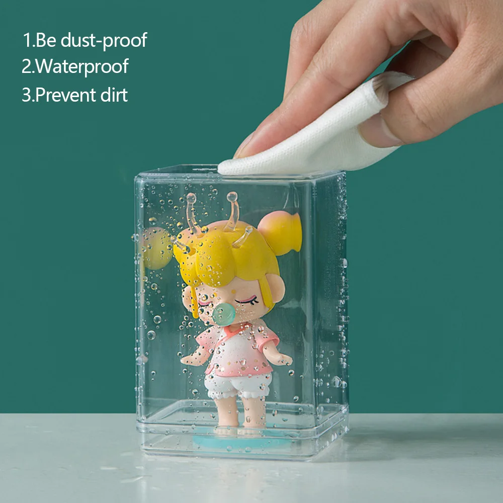 1/5/120pcs-Blind box display rack, doll storage rack,transparent storage box, suitable for toys, assembly storage display series