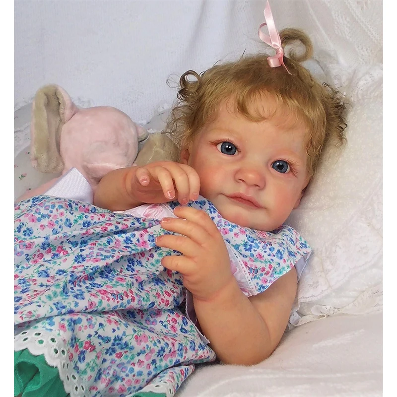 

60Cm Reborn Doll Tobiah Hand Paint Doll with Genesis Paint High Quality 3D Skin Multiple Layers Painting Visible Veins Gift