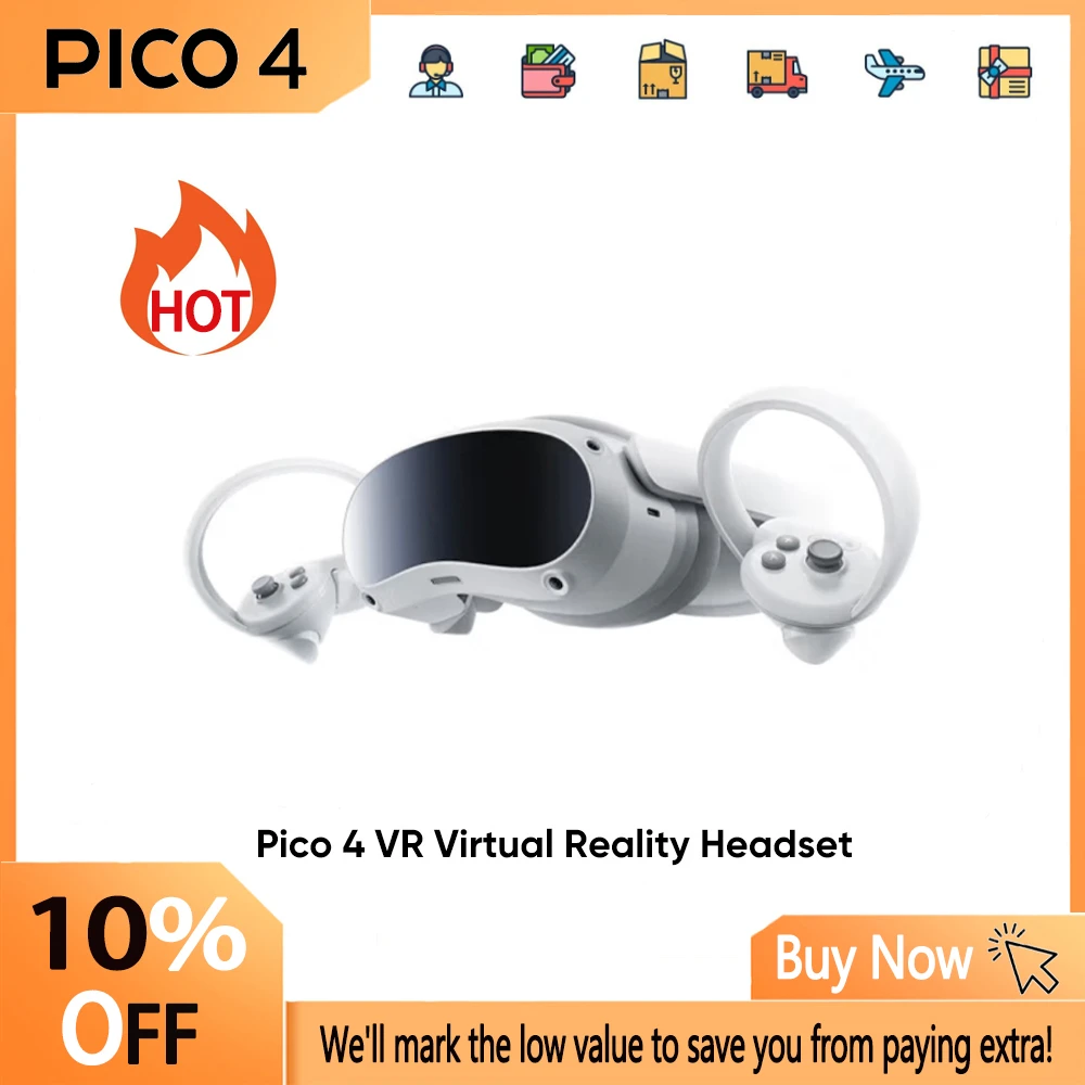 2022 New Pico 4 Vr Headset Allinone Virtual Reality Headset 4k