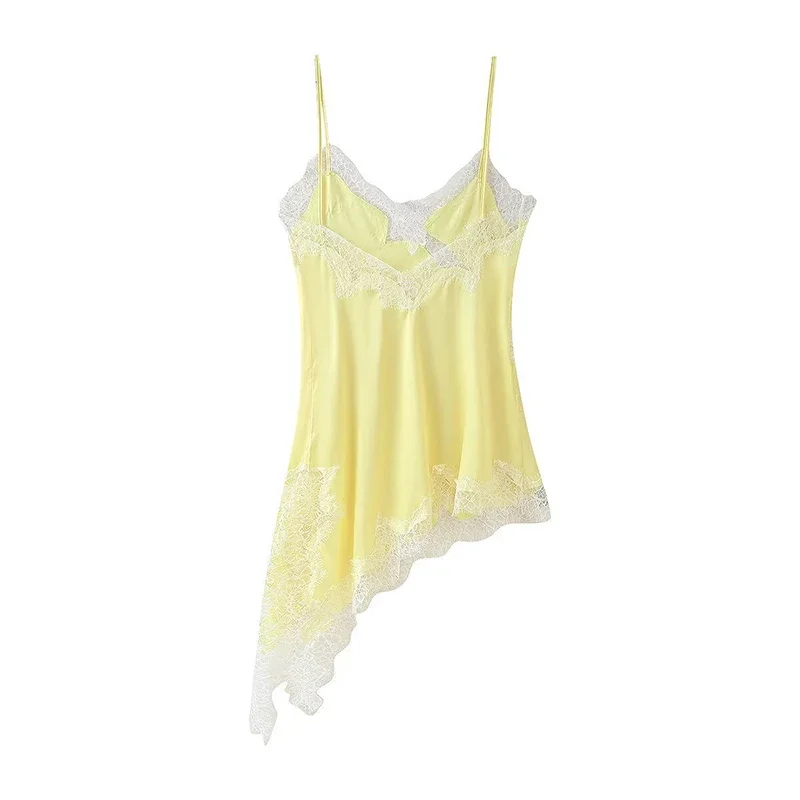 Sexy Lace Patchwork Blouses For Women, Sleeveless Square Neck, For Party Club, Vacation Chic Lady Shirts - Uniqwear