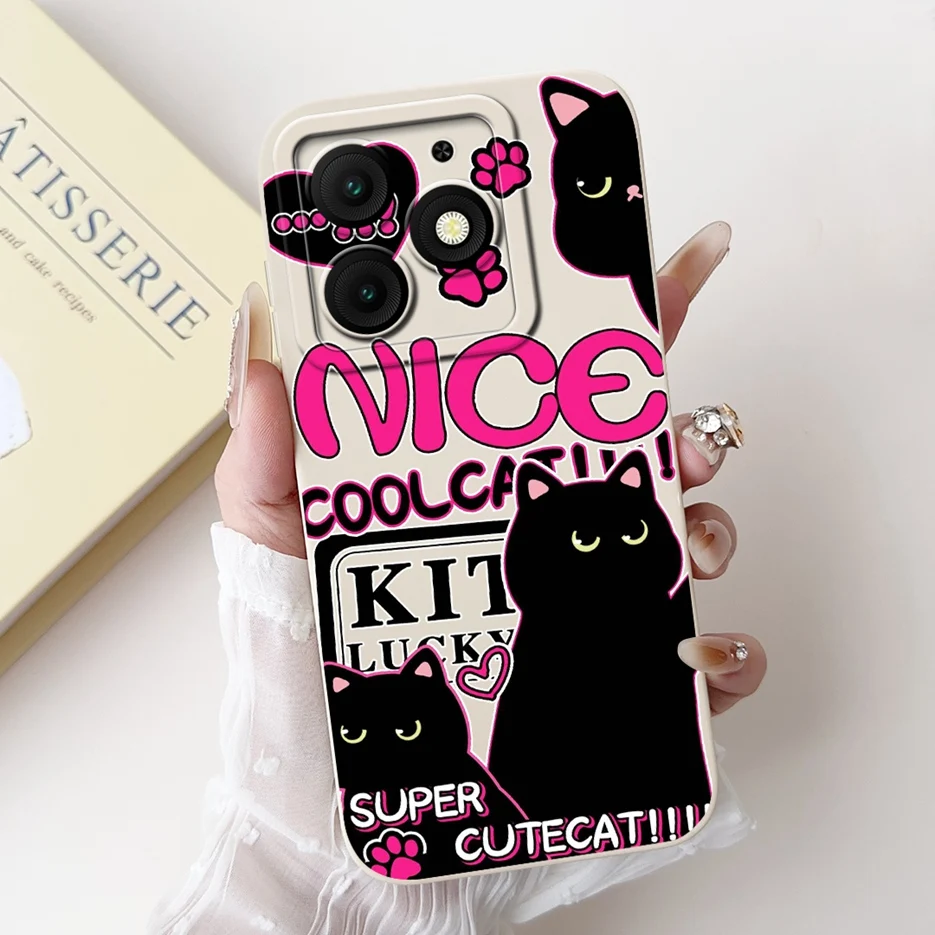 Cute Fashion Cartoon Soft TPU Phone Case - Stylish Protective Back Cover Bumper
