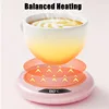 1PC Thermostatic Heating Coaster USB Home Heating Coaster 3-speed Adjustment Heating 55 Degrees Constant Temperature 5
