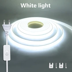Waterproof Outdoor LED Strip with ON - OFF Switch for Versatile Lighting Solutions (White light)