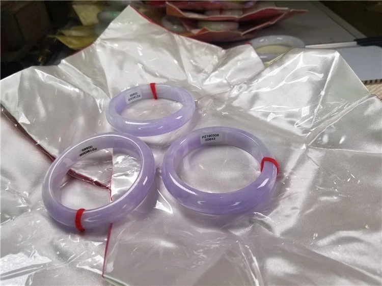 Pure Myanmar Emerald Grade Ice Purple Female Elegant Princess Bracelet Send Mom To Girlfriend