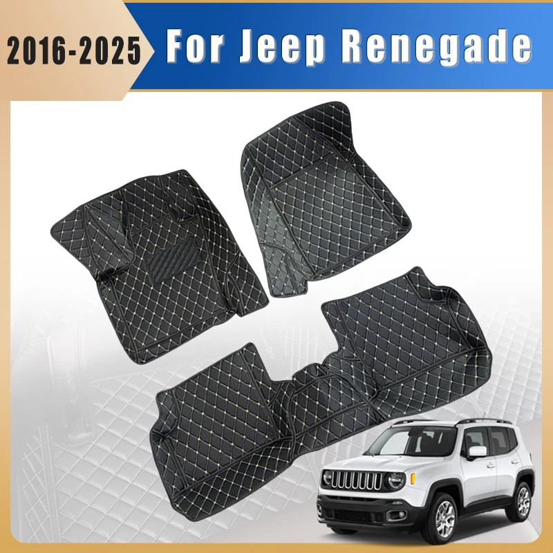 Car Floor Mats For Jeep Renegade Auto Interior Accessories Carpets Styling
