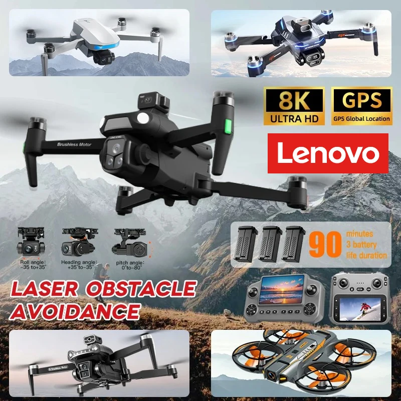 Drone Professionnel 3B A1R 3S Noir - Caméra HD, GPS, Vol Stable