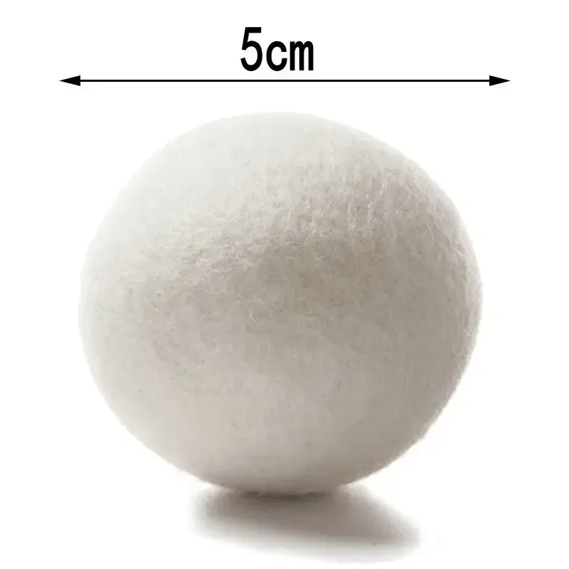 Fleece Dry Kit Ball Reusable Wool Dryer Balls Softener Laundry Washing Machine Accessories Home Washing 3/4/5cm laundry ball