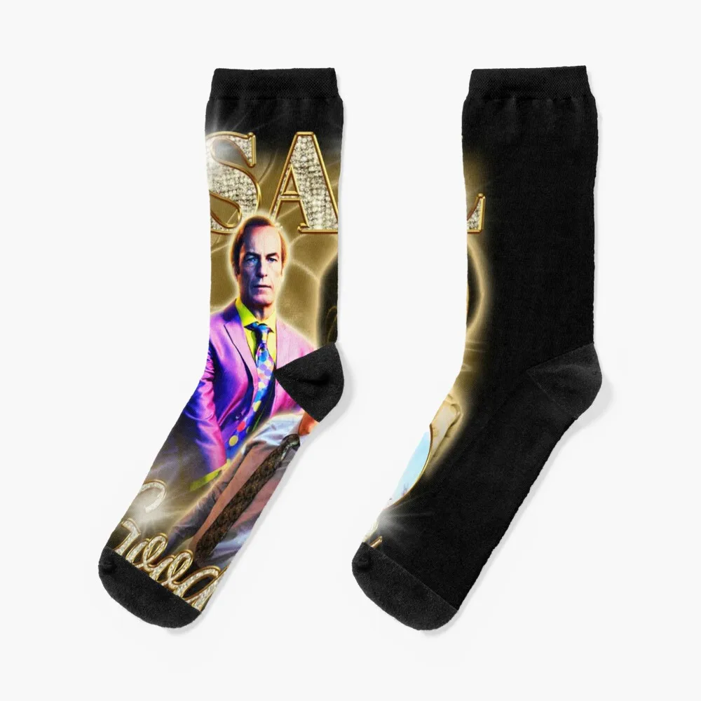 Saul Goodman Vintage Better Call Saul Old School Jimmy McGill Breaking Bad Socks cycling socks Luxury Woman Socks Men's adjustable adult cycling wrist guard halloween men cosplay vintage knight wristbands adjustable metal hole gauntlets