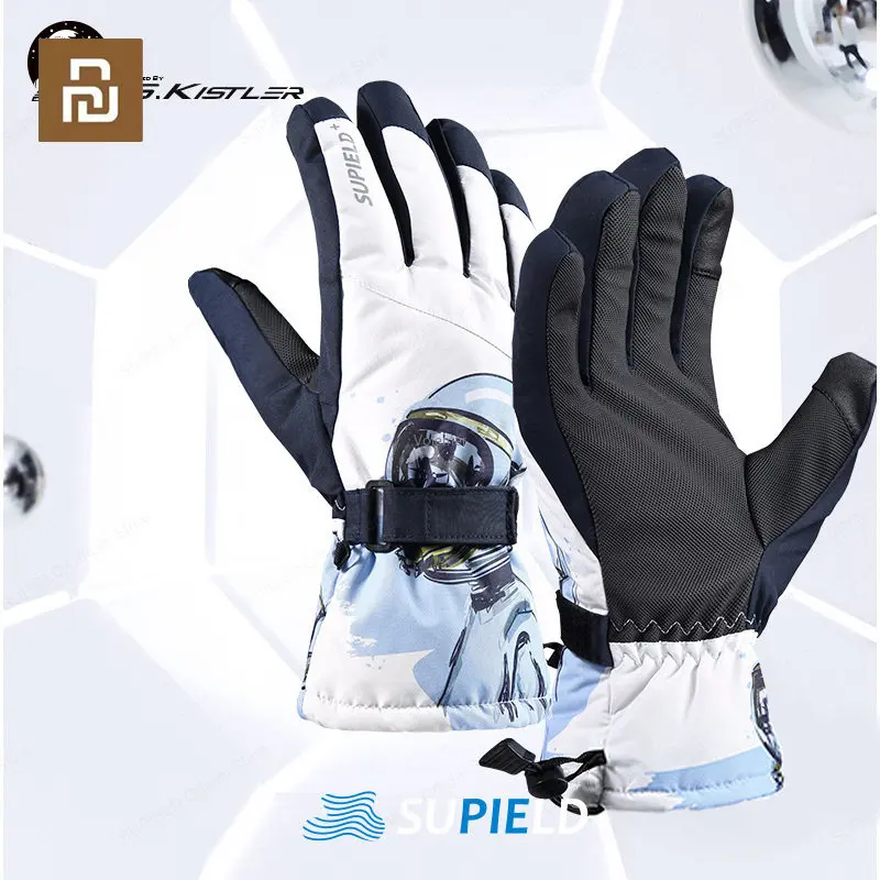 

Youpin SUPIELD Aerogel Ski Gloves Men Women Winter Hydrophobic Antifouling Touch Screen Gloves Outdoor Cold-Proof Warm Children