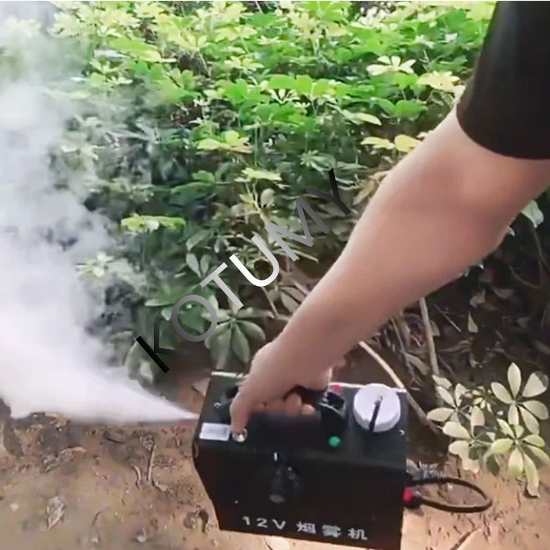 Mobile 12V Outdoor Smoke Machine Integrated Smoke Machine Built-In Battery Car Sprayer Outdoor Camera Smoke Machine