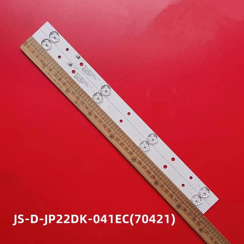 

New Original FOR JS-D-JP22DK-041EC(70421) E22F2000 MCPCB 100%NEW LED backlight strip 387MM 4LED 6V