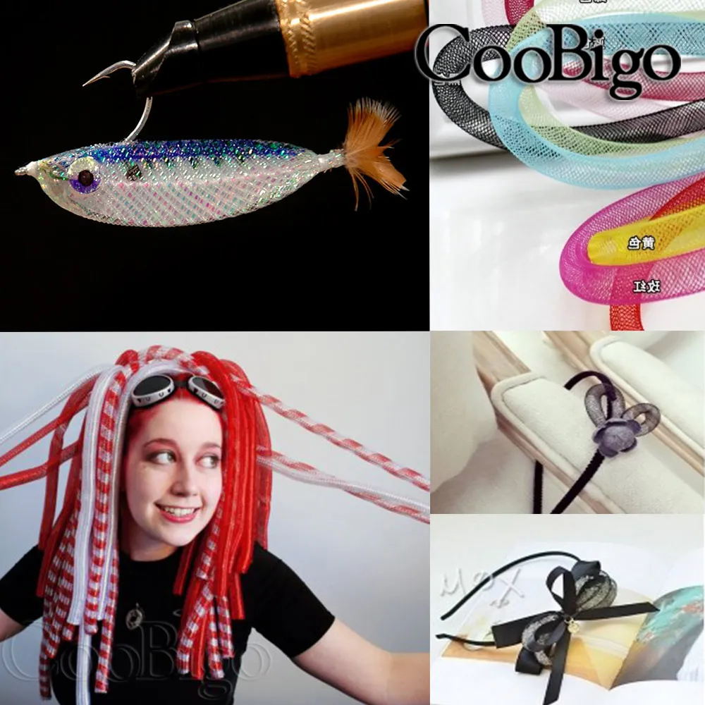 Sequin Mesh Tube Braid 5