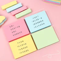 100 Sheets Color Post-it Notes Sticky Notes Pads Posits Stickers Posted It Memo Notepad School Office Student Message Stickers 2