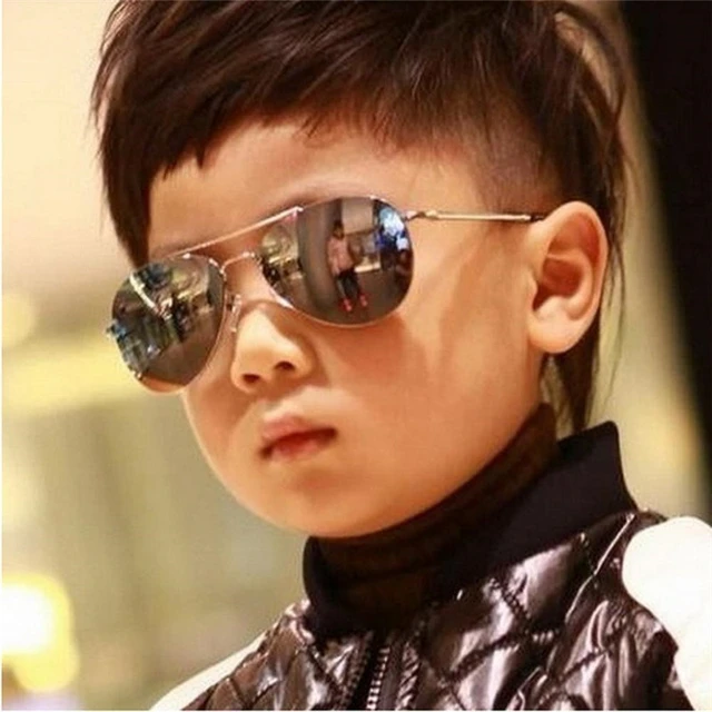 Kids's Sunglasses in leather on sale