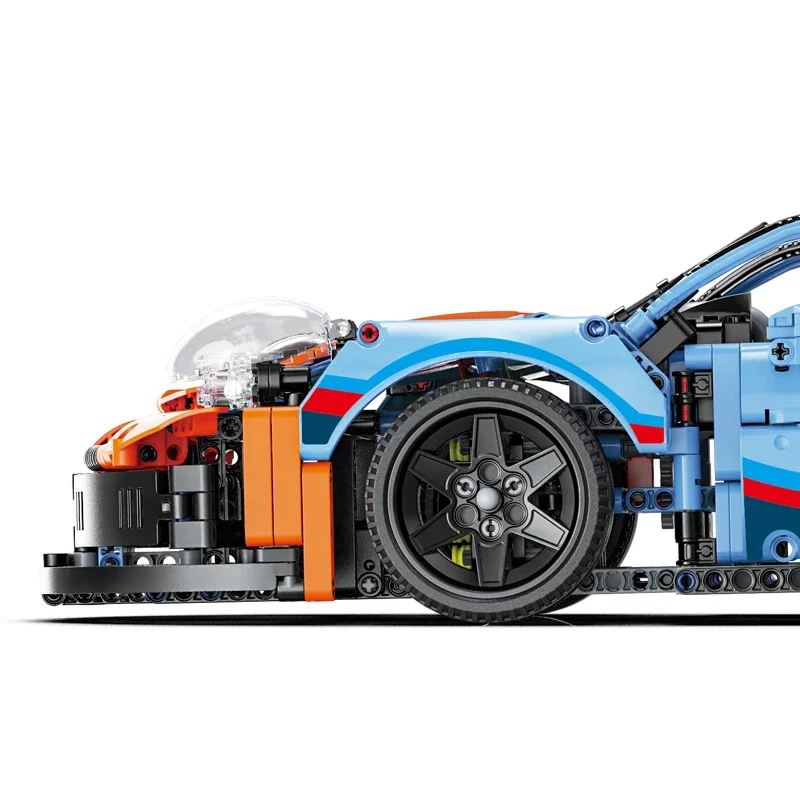 Assemble Toy 911RSR Technical Racing Sport Car 1680PCS 1:10 Model MOC Building Blocks City Mechanical Speed Vehicle Supercar Puzzle