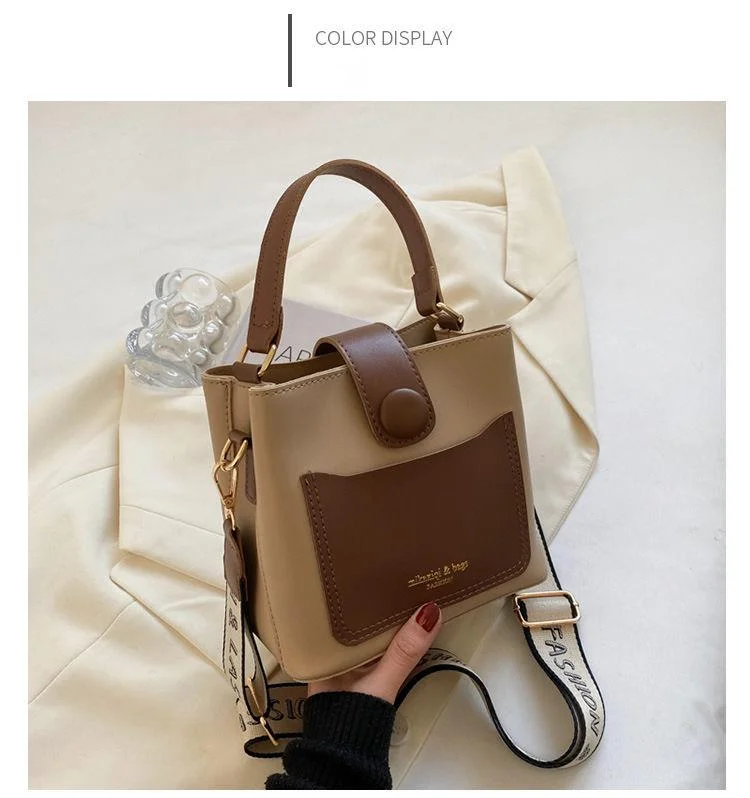 2024 neue Mode Tasche Trend In diesem Jahr Frühling Mode Handheld Eine Schulter frauen Tasche Umhängetasche Vielseitig Retro Eimer Tasche_voghion.com
