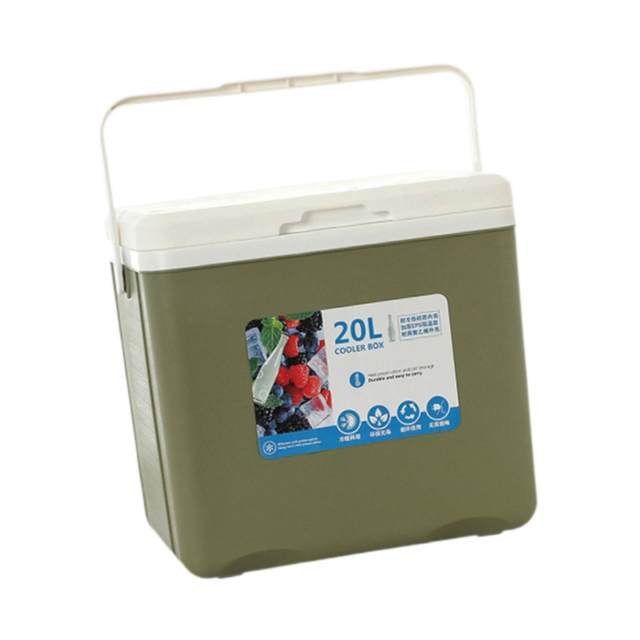 Cooler Box Ice Box Personal Portable with Handle Insulated Box Ice Chest Small for Beach Party Outdoor Barbecue Fresh Keeping