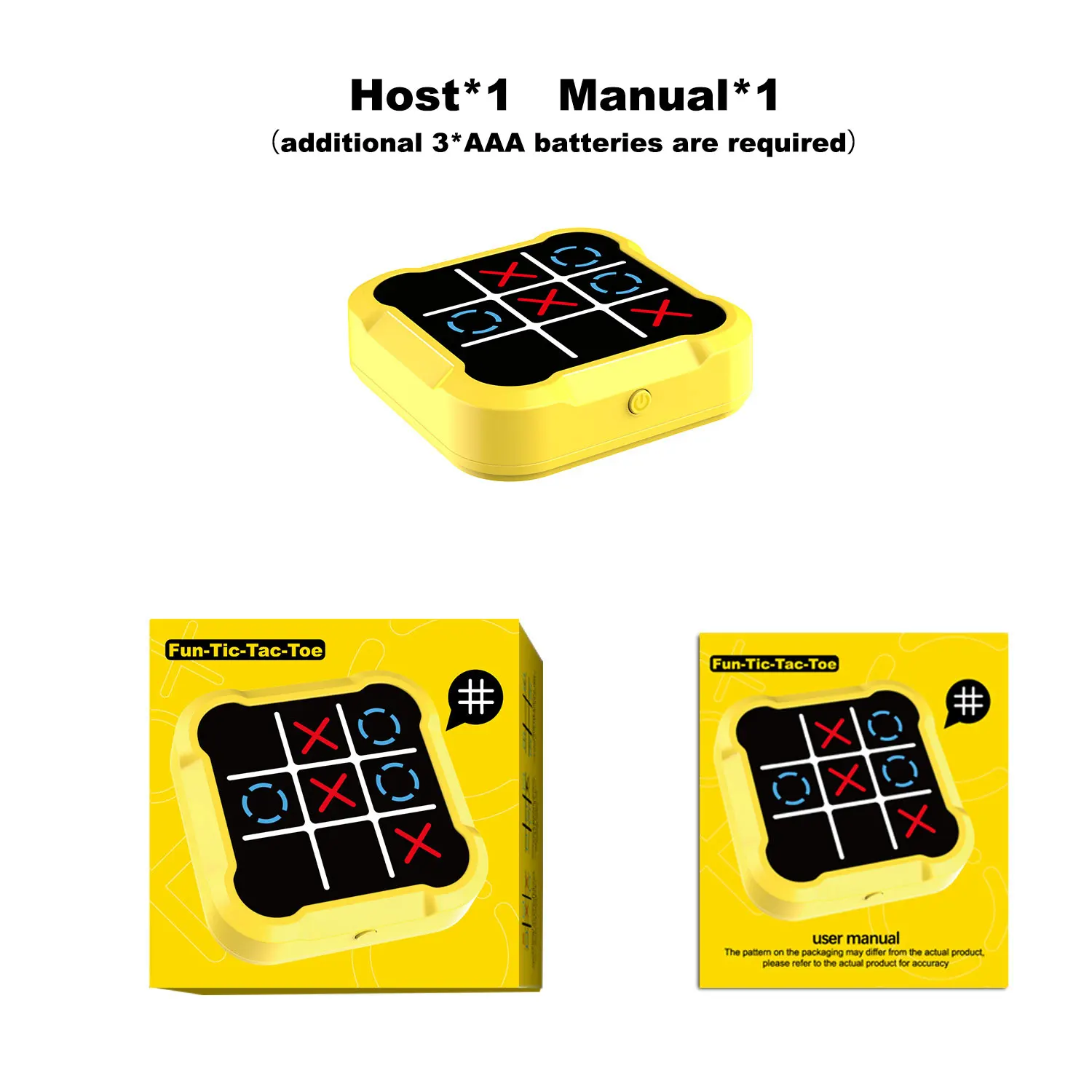 Tic Tac Toe Satranç Elektronik Bulmaca Oyuncak Jingzi Satranç Çok fonksiyonlu Oyun Makinesi Satranç Tahtası Çok modlu