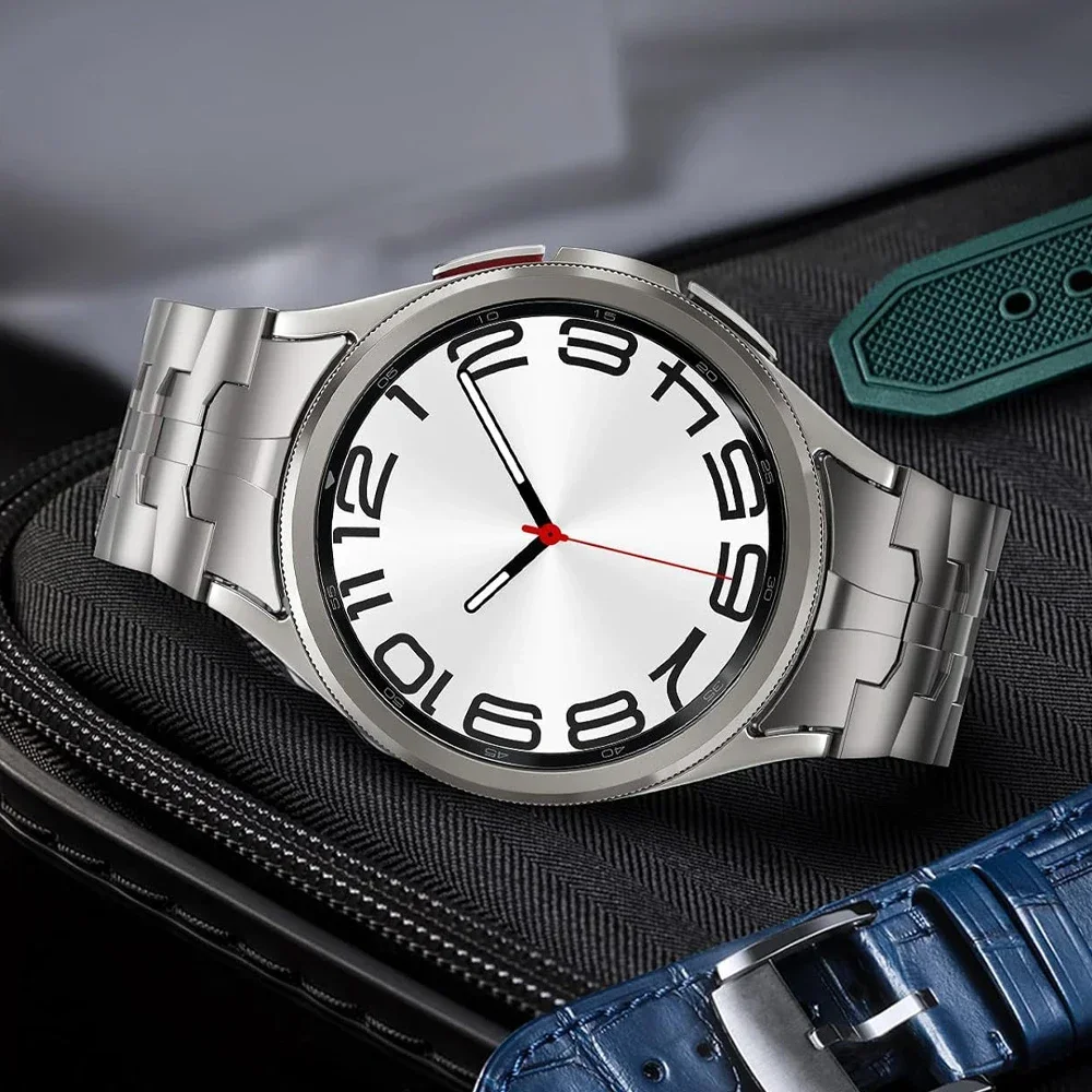

No Gaps Metal Strap For Samsung Galaxy Watch 6 Classic 43 47mm 5Pro 45mm Band For Watch 6 5 4 40mm 44mm Stainless Steel Bracelet