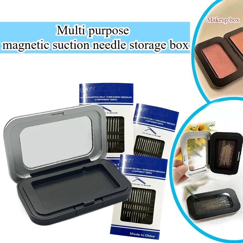 Magnetic Needle Storage Box for Sewing and Embroidery