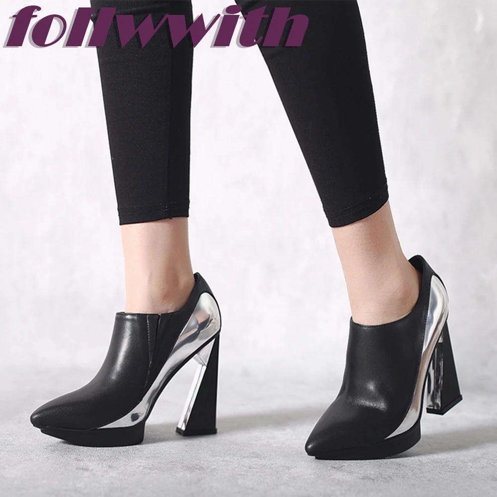 

Splicing Daily Strange Style Heels Pumps Patchwork Snakeskin Pattern Pointed Toe Woman Modern 2024 Autumn Shallow Shoes