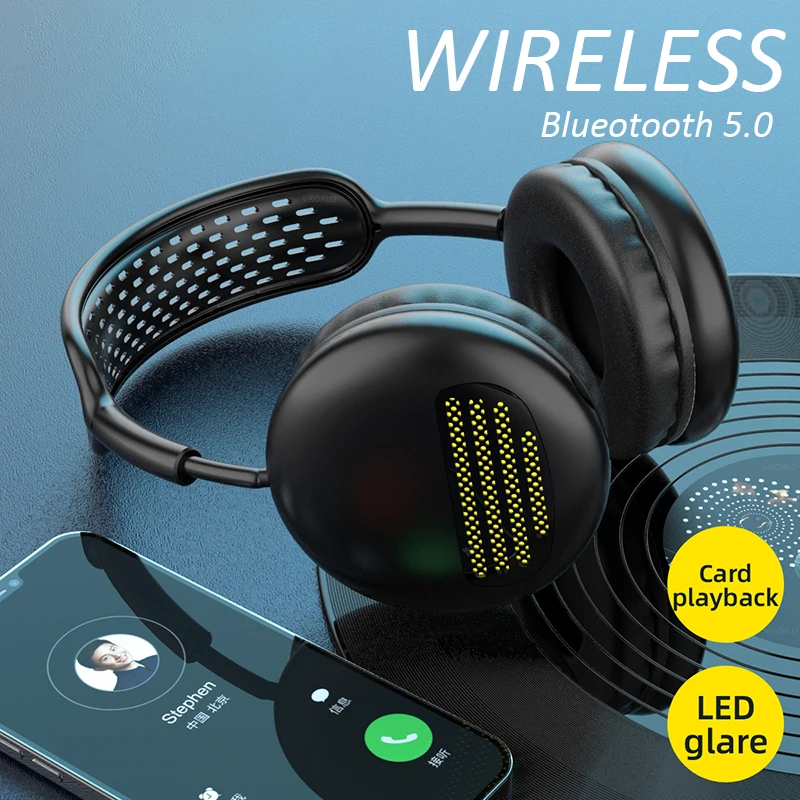 

Bluetooth-наушники со светодиодной подсветкой, 5,0 HD-микрофон, CVC8.0