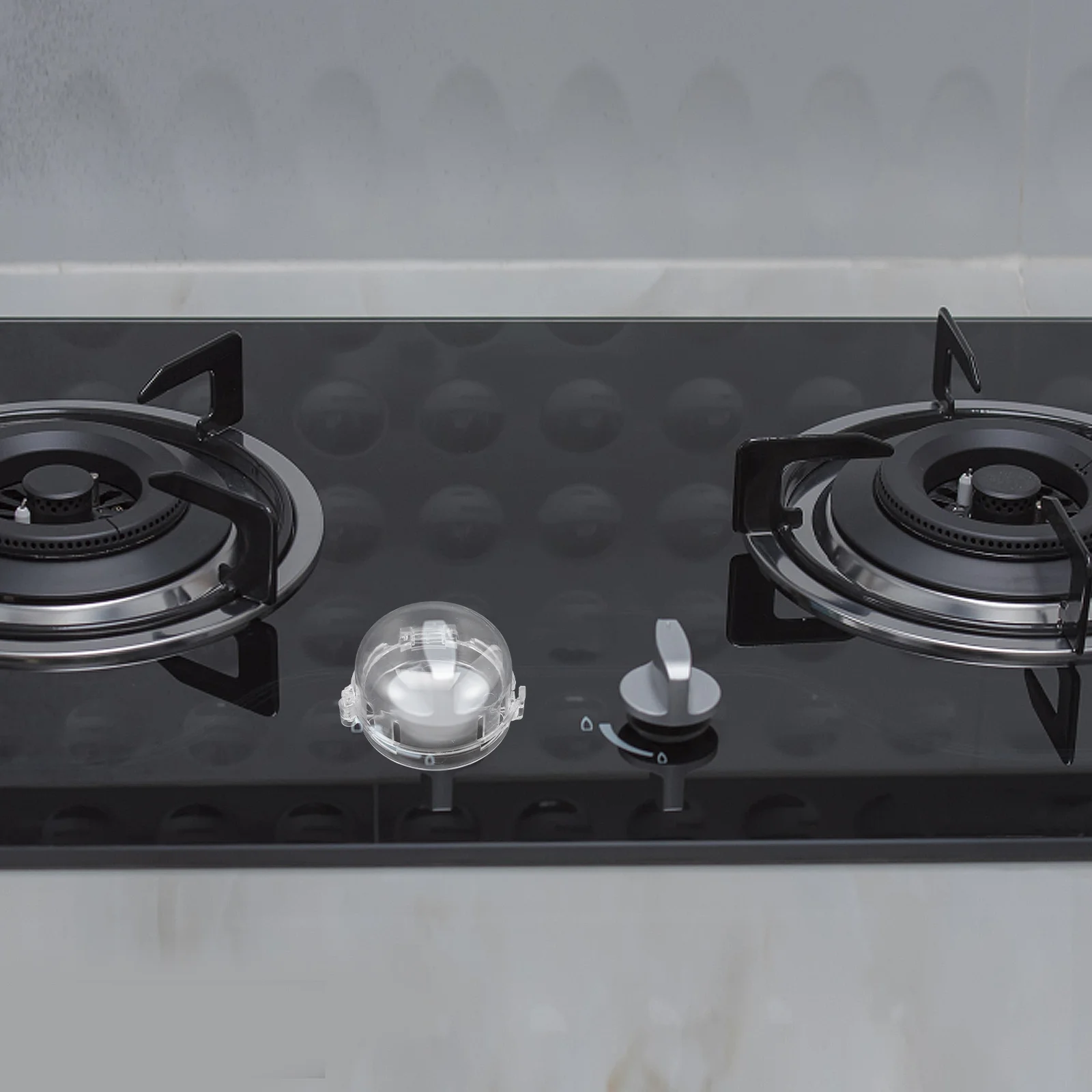 5 Pcs Gas Stove Safety Guards Childproof Knob Covers Oven Cover Protector Locks For Safety Covers With Double Switches Plastic
