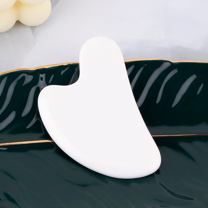 1PC Stone Gua Sha Massage Board For Face Rose Quartz Guasha Plate Jade Face Massager Scrapers Tools For Neck Back Body