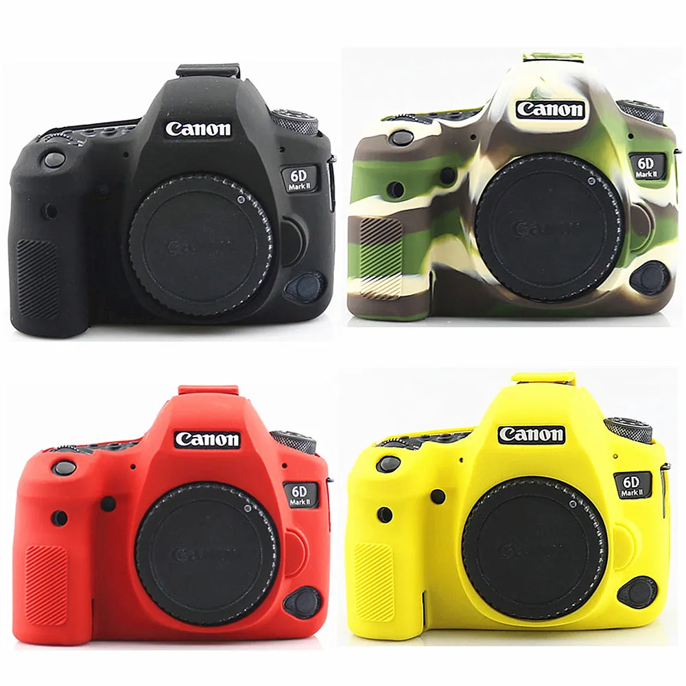Camera Case 6DII Silicone Armor Skin For Canon EOS 6D Mark II