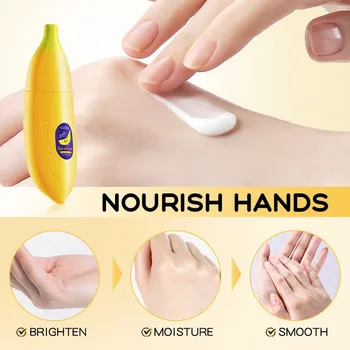 Banana squalane Anti-wrinkle Hand Cream Skin Soften Nourish Whitening Moisturizing Korean SkinCare Cracked Repair Product 1