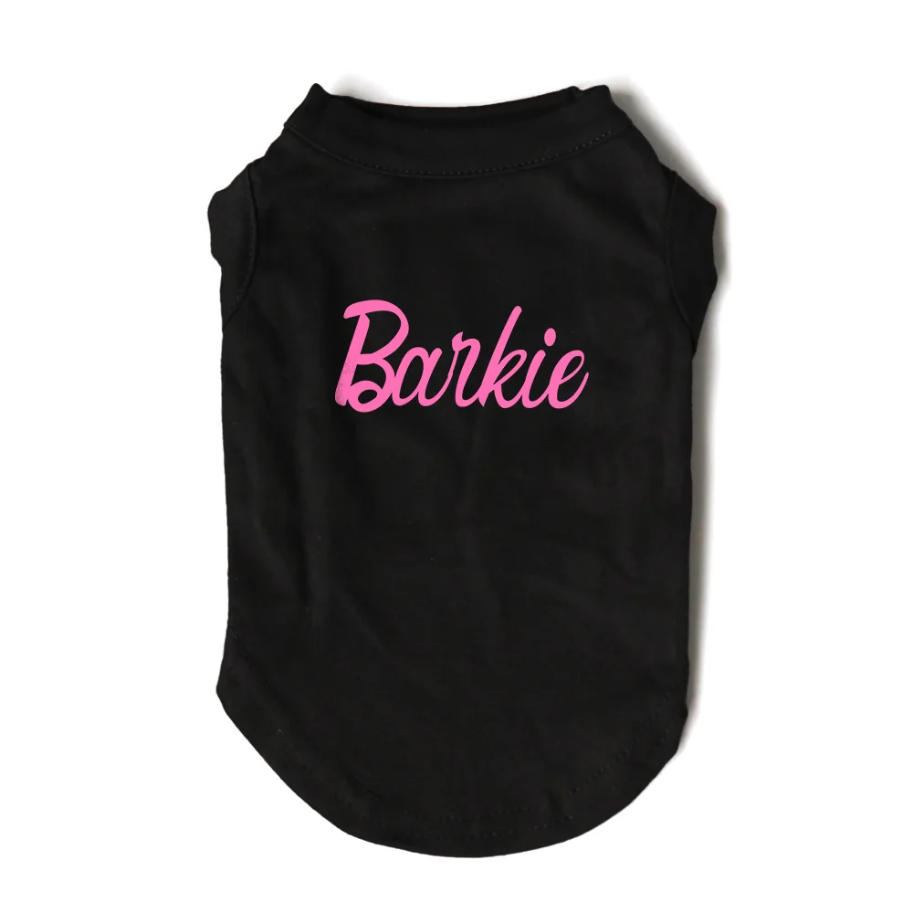 Tshirt personnalisé pour chien imprimé Barkie - 2025 - Vêtement et accessoires pour chiens - Doglovedesign