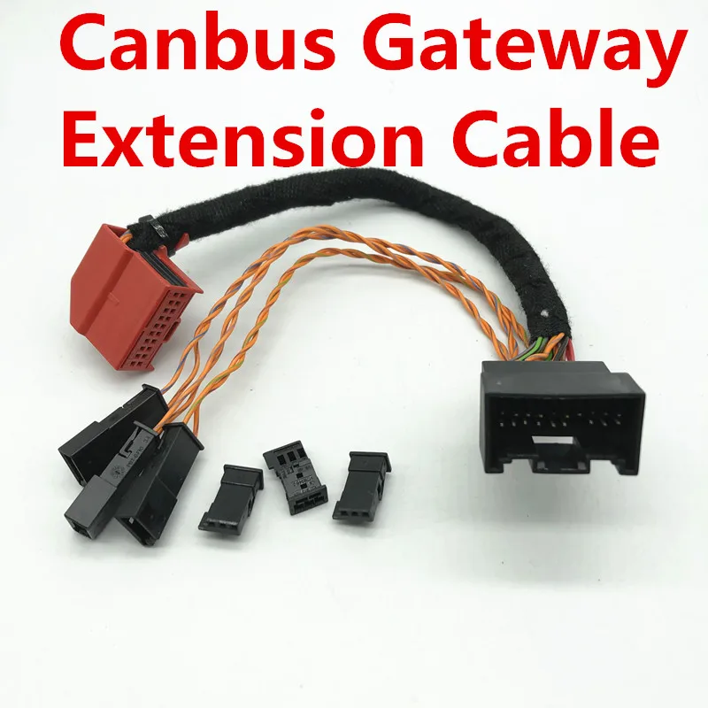 Car Canbus Gateway Extension Adapter Cable Wiring Harness Splitter Plug&play Mqb Platform For Vw